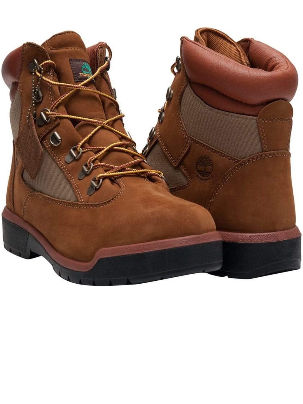 Timberland Men's Waterproof 6-Inch Field Boots Brown Size 10.5 US (9.5 UK)